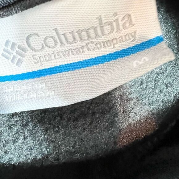 Columbia Vest Womens Medium Illinois State Redbirds Fleece Zip Up Black Warm - Picture 6 of 10